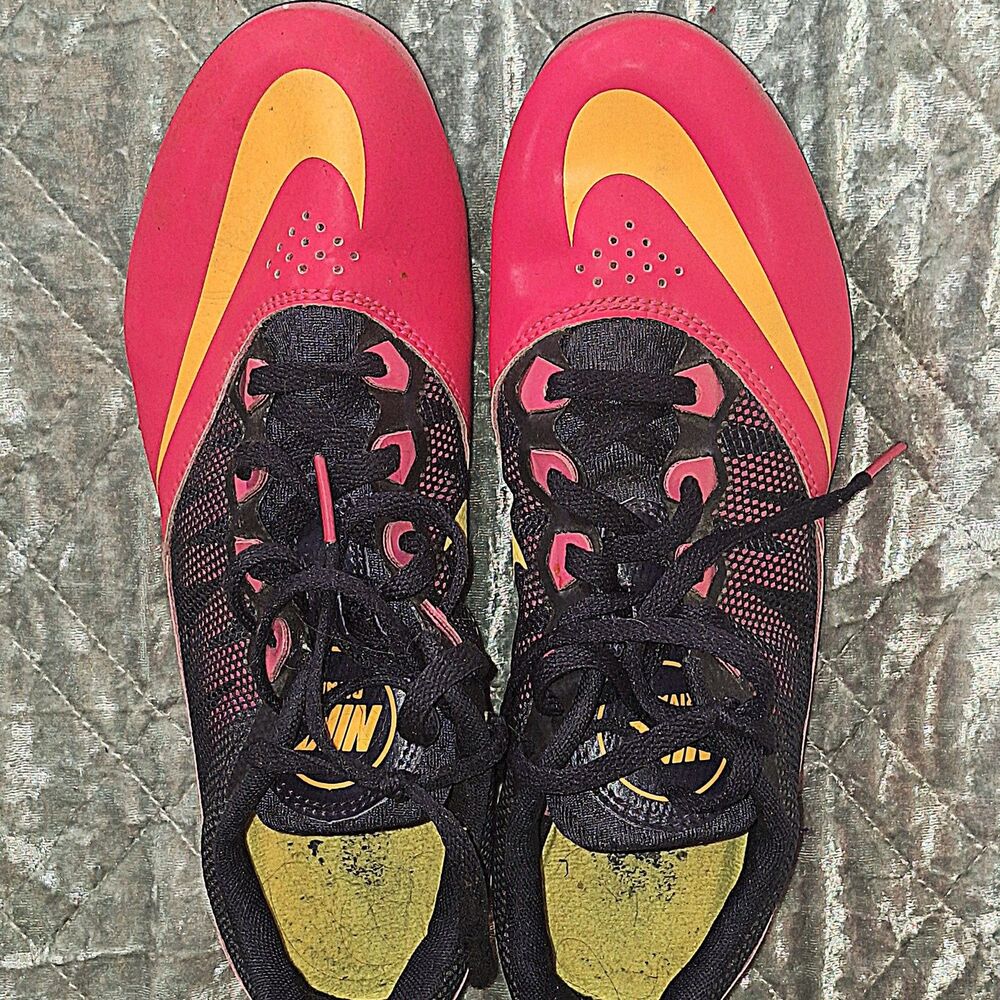 Nike Zoom Rival S Track Field Sprint Spikes Pink 615998-685 Womens Size 9.5 EUC - Picture 6 of 11